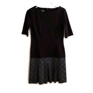 A. Byer womens dress size medium black gray mini